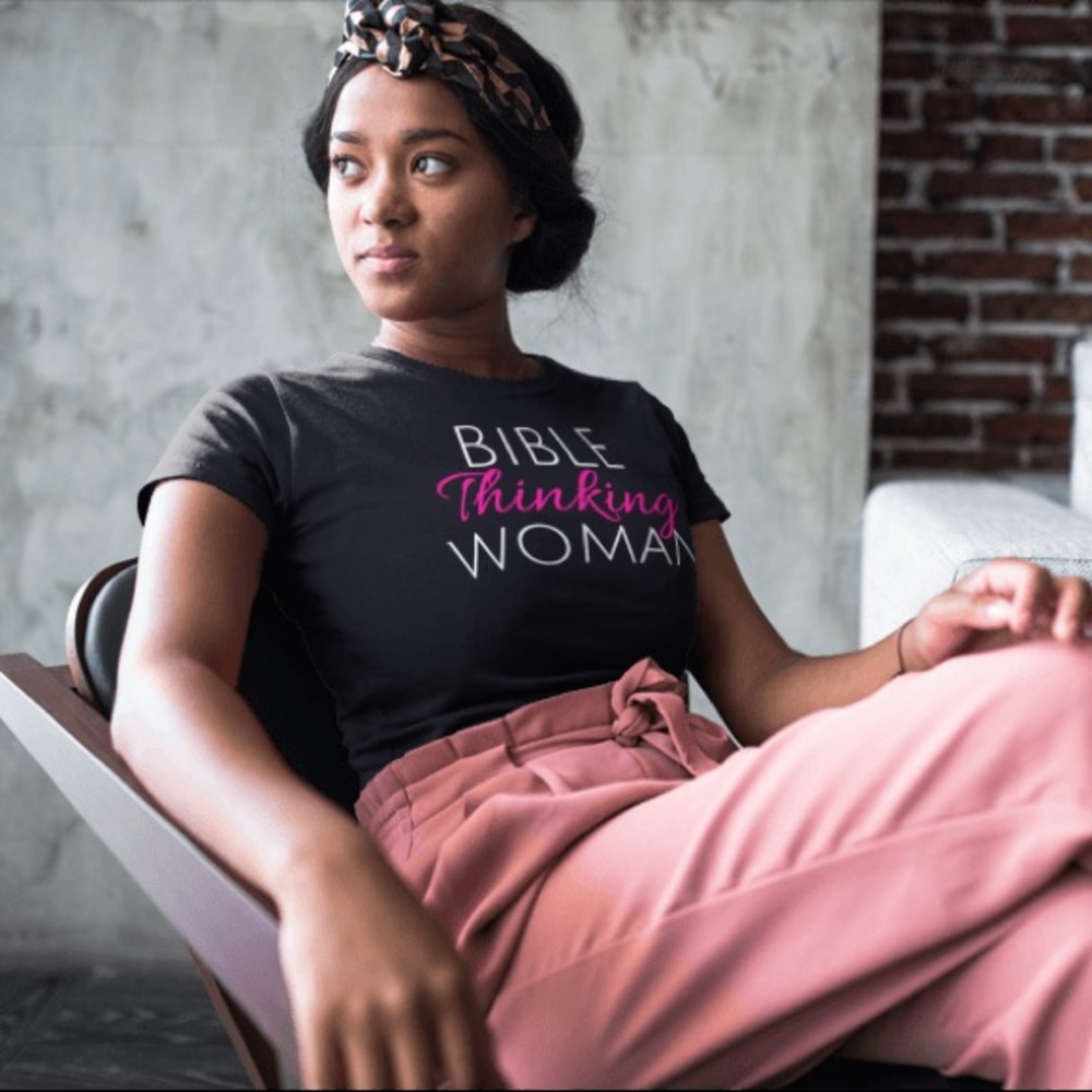 Bible Think Woman T-shirt ❤️